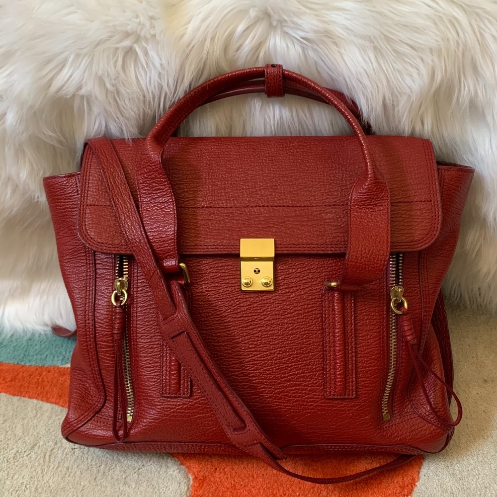 3.1 Phillip Lim Large Pashli- Crimson